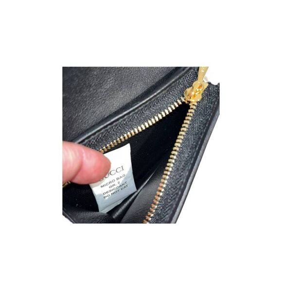 Gucci Zumi Horse Bit Pythion Card Case in Colorblock with Chain & Dust Bag WOC - Picture 7 of 9